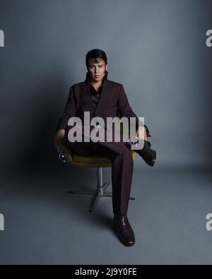 DATE DE SORTIE : le 24 juin 2022. TITRE : Elvis. STUDIO: Roadshow Entertainment. DIRECTEUR: Baz Luhrmann. TERRAIN : un regard sur la vie de la légendaire star du rock and roll, Elvis Presley. AVEC: AUSTIN BUTLER comme Elvis. (Image de crédit : © Roadshow Entertainment/Entertainment Pictures) Banque D'Images