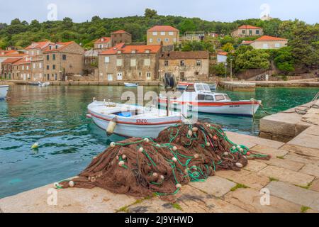 Sipan, Dubrovnik, Dalmatie, Croatie, Europe Banque D'Images