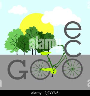 3rd juin modèle de conception de la Journée mondiale du vélo pour bannière, cartes de vœux, logo, Mnemonic, Symbol, Icône, étiquette, bannière ou poster Design VectorIllustration Illustration de Vecteur