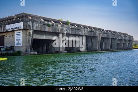 Les stylos U-Boat de la Seconde Guerre mondiale à Baclan, Bordeaux, France Banque D'Images