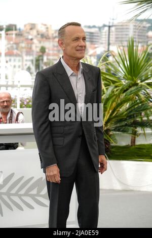 Cannes, France. 26th mai 2022. Cannes, France, jeudi, mai. 26, 2022 - Tom Hanks vu au photohall d'Elvis lors du Festival de Cannes 75th au Palais des Festivals et des Congrès de Cannes . Photo par crédit : Julie Edwards/Alamy Live News Banque D'Images