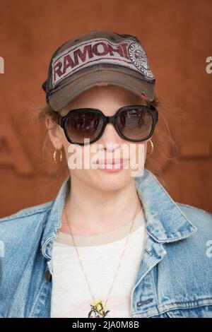 Paris, France. 26th mai 2022. Melanie Thierry au Village pendant l'Open de tennis Roland Garros 2022 le 26 mai 2022 à Paris, France. Photo de Nasser Berzane/ABACAPRESS.COM crédit: Abaca Press/Alay Live News Banque D'Images
