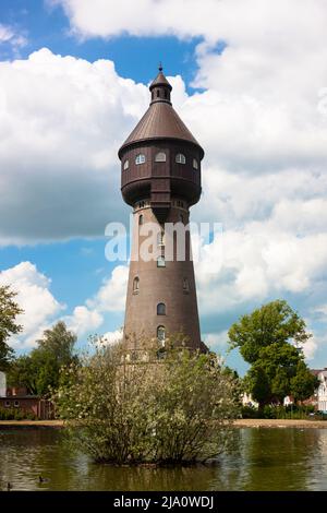 Der Wasserturm von Heide in Holstein /tour du réservoir d'eau Heide Banque D'Images