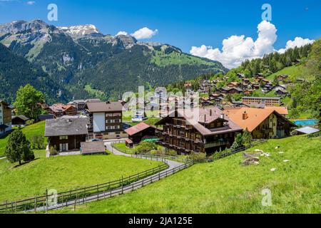 Wengen, canton de Berne, Suisse Banque D'Images