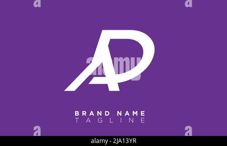 ANNONCE lettres Alphabet initiales logo du monogramme Illustration de Vecteur