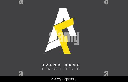 AF lettres Alphabet initiales logo monogramme Illustration de Vecteur