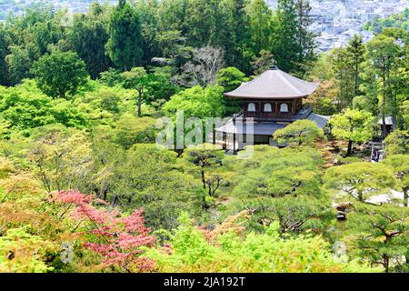 Japon. Kyoto. Sanctuaire de Ginkakuji Banque D'Images