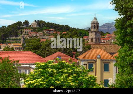 Dubrovnik, Dalmatie, Croatie, Europe Banque D'Images