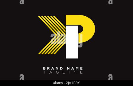 KP lettres Alphabet initiales logo du monogramme Illustration de Vecteur