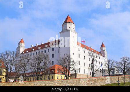 Le château de Bratislava en Slovaquie Banque D'Images