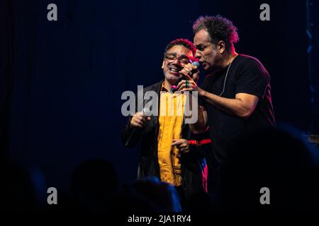 25 mai 2022, Sao Paulo, Sao Paulo, Brésil : (INT) l'Open Air de Vibra se tient au Jockey Club de Sao Paulo. 26 mai 2022, Sao Paulo, Brésil: L'écran montre un film pendant Vibra Open‚, le plus grand cinéma en plein air du monde, qui mélange des projections de films en plein air, avec des spectacles inédits et de la gastronomie, au Jockey Club, à Sao Paulo, le mercredi (25). L'édition est encore plus spéciale, car elle célèbre 20 ans de l'un des événements les plus appréciés et disputés du pays. La grande séance d'ouverture de l'événement, avec la projection du Docteur Estranho no Multiverso da LoucuraÃ‚à 8 h, foll Banque D'Images