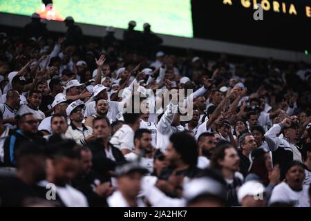 Sao Paulo, Brésil. 26th mai 2022. SP - Sao Paulo - 05/26/2022 - LIBERTADORES 2022, CORINTHIENS X TOUJOURS PRÊT - les supporters lors d'un match entre Corinthiens et toujours prêt à l'Arena Corinthiens stade pour le championnat Copa Libertadores 2022. Photo: Ettore Chiereguini/AGIF/Sipa USA crédit: SIPA USA/Alay Live News Banque D'Images