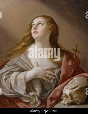 Le Penitent Magdalene par Guido Reni. Banque D'Images