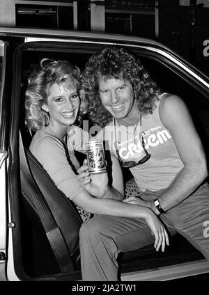 Brad Gillis au Hollywood Palladium, vers 1982 crédit: Ron Wolfson / MediaPunch Banque D'Images