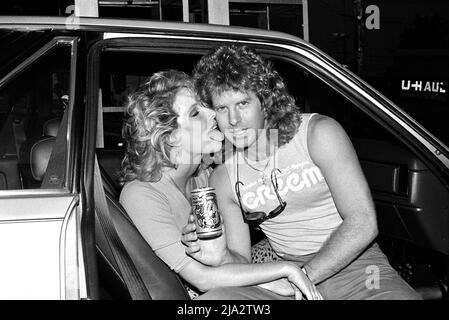 Brad Gillis au Hollywood Palladium, vers 1982 crédit: Ron Wolfson / MediaPunch Banque D'Images