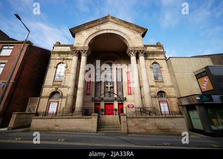 Preston in Lancashire, Central Methodist Church, Lune St Banque D'Images