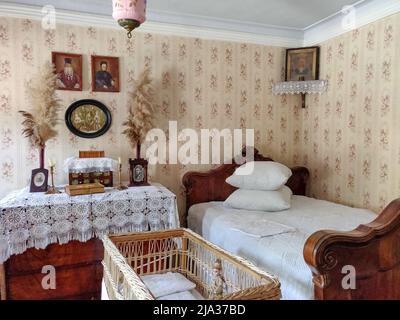 Melikhovo, région de Moscou, Russie - 17 août 2018 : montre l'intérieur de la maison, du grand écrivain russe Anton Chekhov. Musée Chekhov, les es Banque D'Images