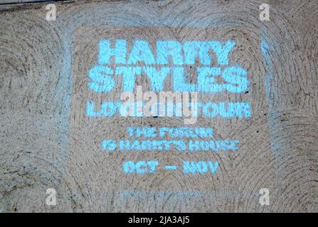 Los Angeles, Californie, États-Unis 26th mai 2022 chanteur Harry Styles Street Art pour Harry Styles Love On Tour concerts au Forum le 26 mai 2022 à Los Angeles, Californie, États-Unis. Photo par Barry King/Alay stock photo Banque D'Images