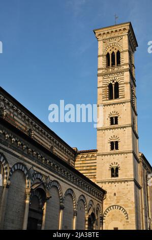 Prato, Toscane, le Duomo. Vue Banque D'Images