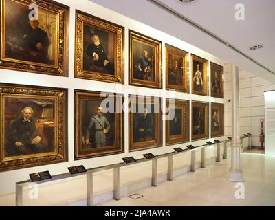 Intérieur du musée de la présidence de la république à Belem, Lisbonne, Portugal Banque D'Images