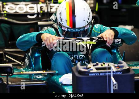 Sebastian Vettel (GER) Aston Martin F1 Team. 27.05.2022. Championnat du monde de Formule 1, Rd 7, Grand Prix de Monaco, Monte Carlo, Monaco, Vendredi. Le crédit photo doit être lu : images XPB/Press Association. Banque D'Images