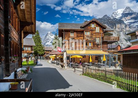 Murren, canton de Berne, Suisse Banque D'Images