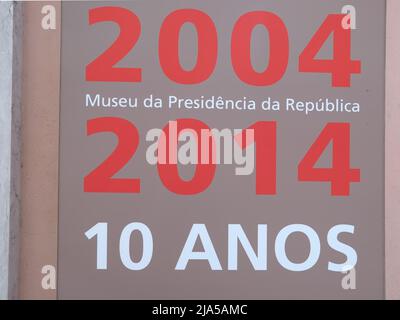 Intérieur du musée de la présidence de la république à Belem, Lisbonne, Portugal Banque D'Images