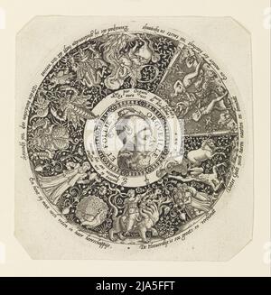 Titre: Et Follie Orgville (fierté et folie) Créateur: Theodore de Bry Date: c. 1578 Dimensions: Moyen: Gravure emplacement: Cooper Hewitt, Smithsonian Design Museum Banque D'Images