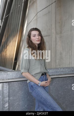 Leia Holtwick BEI der Kinotour zum Kinofilm: Immenhof – Das große Verspreten im UFA Kristallpalast Dresden. Dresde, 27.05.2022 Banque D'Images