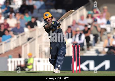 Londres, Royaume-Uni. 27 mai 2022. Londres, Royaume-Uni. À Surrey, prenez Glamorgan dans le match de cricket Blast de Vitality T20 au Kia Oval. David Rowe/ Alamy Live News. Banque D'Images