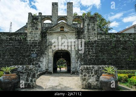 Cebu, Philippines - Mai 2022: Fort San Pedro a été construit par les Espagnols sous le commandement de Miguel Lopez de Legazpi sur 24 mai 2022 aux Philippines. Banque D'Images