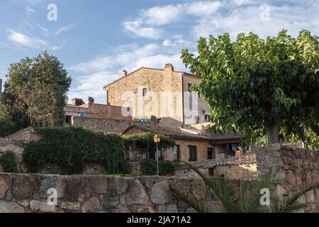 village de pals sur la costa brava espagnole Banque D'Images