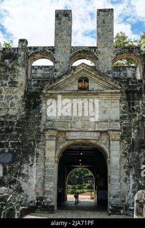 Cebu, Philippines - Mai 2022: Fort San Pedro a été construit par les Espagnols sous le commandement de Miguel Lopez de Legazpi sur 24 mai 2022 aux Philippines. Banque D'Images