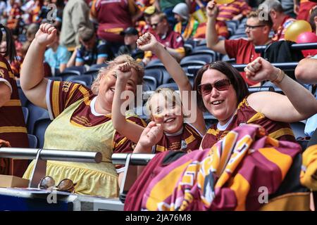 Londres, Royaume-Uni. 28th mai 2022. Les fans de Huddersfield prennent place pour le match à Londres, Royaume-Uni, le 5/28/2022. (Photo de Mark Cosgrove/News Images/Sipa USA) crédit: SIPA USA/Alay Live News Banque D'Images