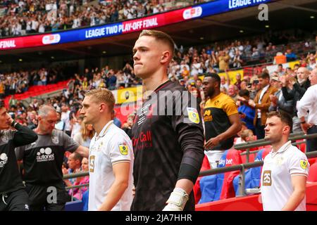 Wembley, Londres, Royaume-Uni. 28th mai 2022 ; Stade Wembley, Londres, Angleterre, finale de la Ligue EFL 2, Mansfield Town versus Port Vale : gardien de but Nathan Bishop de Mansfield Town crédit : Images de sports action plus/Alamy Live News Banque D'Images