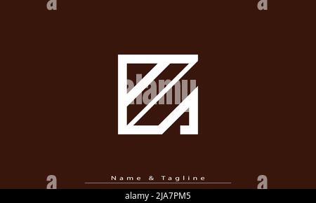 Lettres de l'alphabet initiales Monogram logo AS, sa Illustration de Vecteur