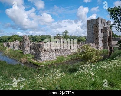 Château de Baconsthorpe ruines Norfolk Banque D'Images