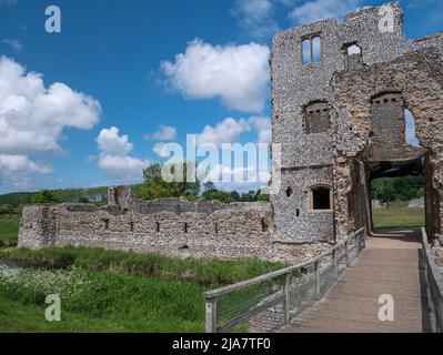 Château de Baconsthorpe ruines Norfolk Banque D'Images