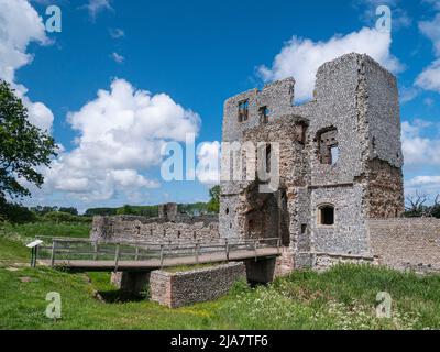 Château de Baconsthorpe ruines Norfolk Banque D'Images