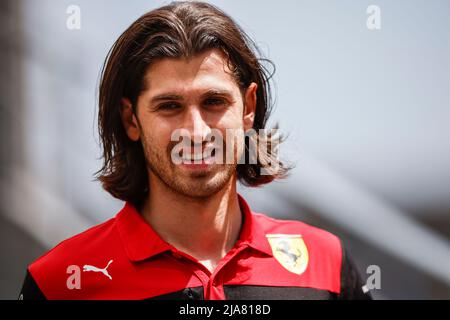 GIOVINAZZI Antonio (ita), pilote de réserve et d'essai de la Scuderia Ferrari F1-75, portrait du Grand Prix de Monaco de Formule 1, 7th tour du Championnat du monde de Formule 1 de la FIA 2022, sur le circuit de Monaco, du 2022 27 au 29 mai 2022 à Monte-Carlo, Monaco - photo Xavi Bonilla / DPPI Banque D'Images