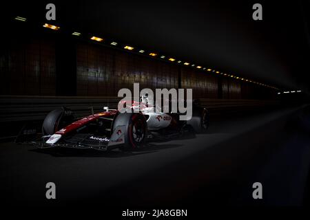 Monaco, Monaco. 27th mai 2022. Alfa Romeo Racing Valtteri Bottas, pilote finlandais d'ORLEN, participe à la deuxième séance d'entraînement du Grand Prix de Monaco F1 à Monaco. (Photo par jure Makovec/SOPA Images/Sipa USA) crédit: SIPA USA/Alay Live News Banque D'Images