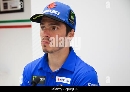 Mugello, Italie. 28th mai 2022. Joan MIR (Team Suzuki Ecstar) pendant 2022 Gran Premio dâ&#X80;&#x99;Italia Oakley qualification, MotoGP World Championship à Mugello, Italie, Mai 28 2022 crédit: Independent photo Agency/Alay Live News Banque D'Images