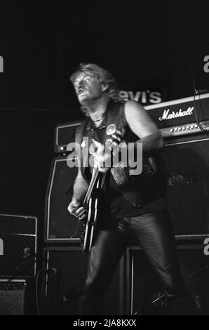 Alvin Lee (né Graham Anthony Barnes; 19 décembre 1944 C 6 mars 2013) est un chanteur et guitariste anglais, plus connu comme le chanteur et guitariste principal du groupe rock blues dix ans après, photo Kazimierz Jurewicz Banque D'Images