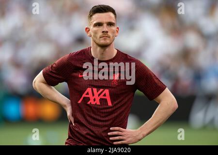 Saint Denis, France. 29th mai 2022. Andy Robertson de Liverpool lors de la finale de la Ligue des champions de l'UEFA entre le FC Liverpool et le Real Madrid CF au Stade de France à Saint-Denis, France, le 28 mai 2022 (photo par Andrew SURMA/ Credit: SIPA USA/Alay Live News Banque D'Images