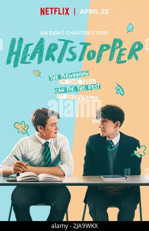 KIT CONNOR et JOE LOCKE dans HEARTSTOPPER (2022), réalisé par EUROS LYN. Crédit: VOIR FILMS / Album Banque D'Images