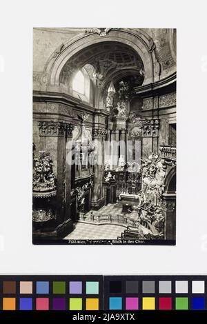 1st, Petersplatz - Peterskirche - vue intérieure - regarder dans le choeur contre le haut autel. Bruno Reiffenstein (1869-1951), photographe Banque D'Images