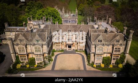 Corsham court est une maison de campagne bien préservée datant du 16th siècle dans le Wiltshire Banque D'Images