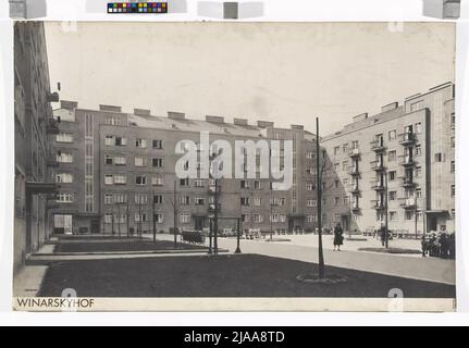 20., Winarssskystraße 15-21 / Stromstraße 36-38 / Pasettistraße 37-45 / Vorgartenstraße 44-Winarssskyhof-vue sur la cour. Martin Gerlach jun. (1879-1944), photographe Banque D'Images