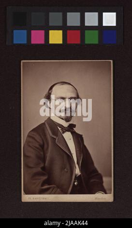 Friedrich Martin von Bodenstedt (1819-1892), écrivain et directeur de théâtre. Franz Seraph Hanfstaengl (Hanfstängl) (1804-1877), photographe Banque D'Images