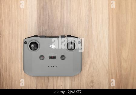 Torquay, Royaume-Uni. Dimanche 29 mai 2022. Découvrez le nouveau DJI 3 Mini Pro Drone, récemment sorti au Royaume-Uni. Banque D'Images